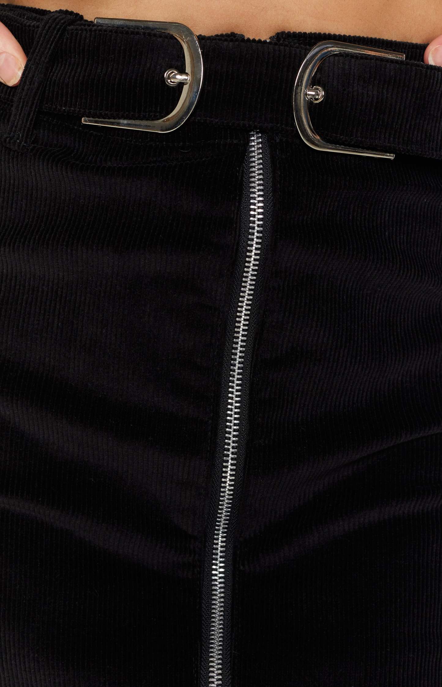 Miss Fine Skirt Black Corduroy-Vavasi.All Rights Reserved.