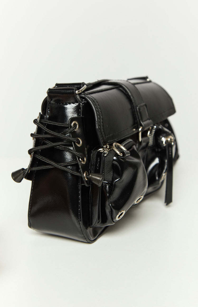 Moda Black Shoulder Bag-Vavasi.All Rights Reserved.