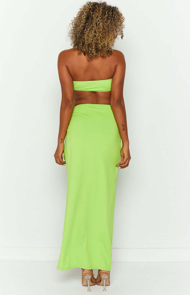 Murphy Lime Midi Skirt-Vavasi.All Rights Reserved.