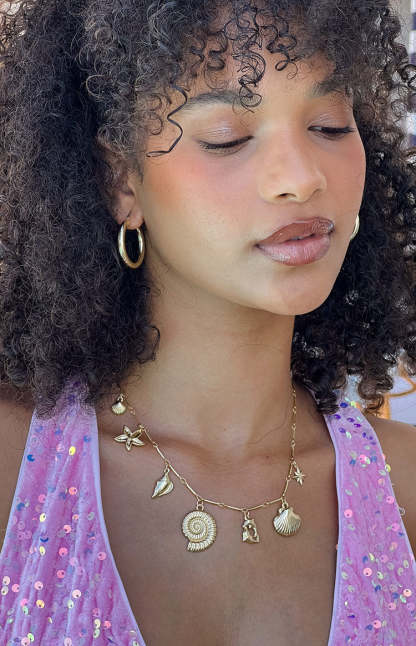 Myra Gold Pendant Necklace-Vavasi.All Rights Reserved.