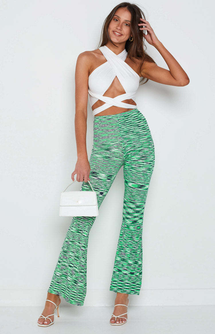 Nessa Green Pants-Vavasi.All Rights Reserved.