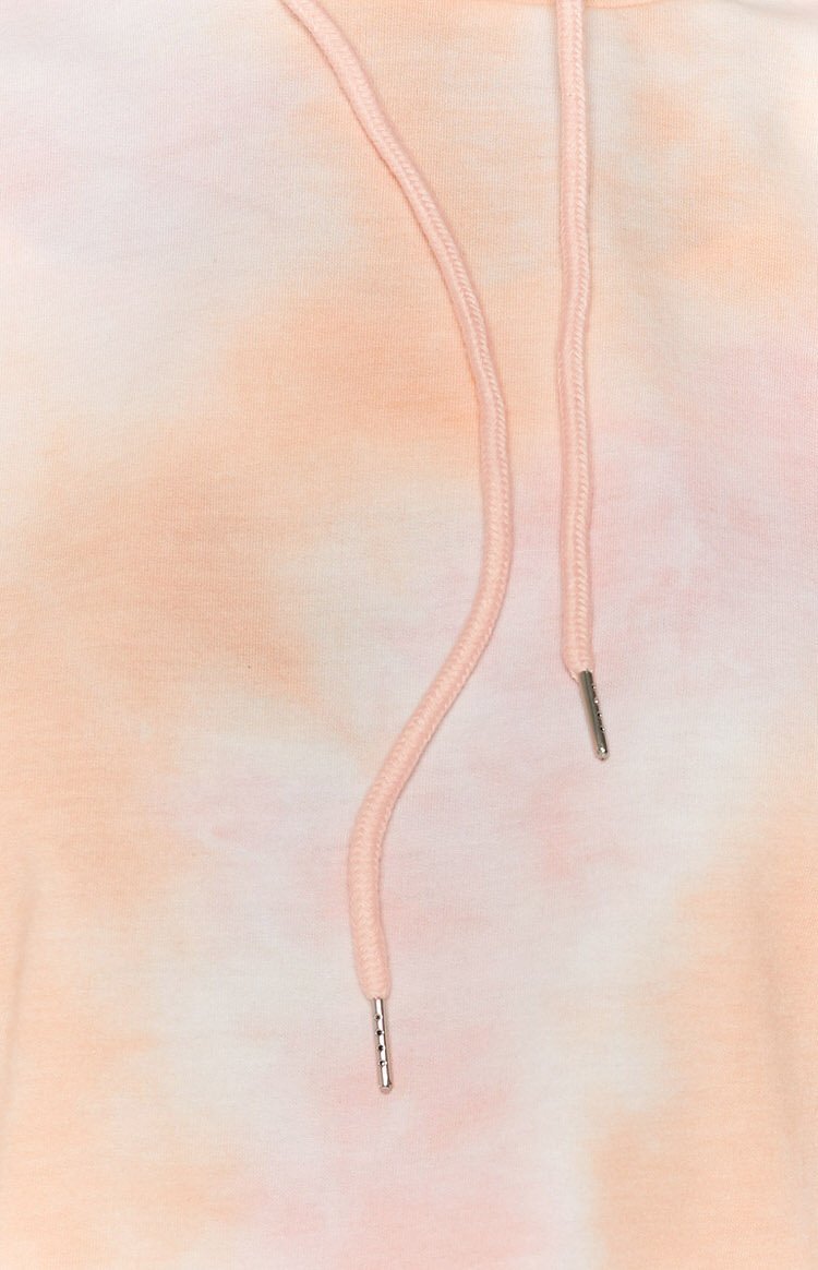 No Halo Raw Hoodie Pink Tie Dye-Vavasi.All Rights Reserved.
