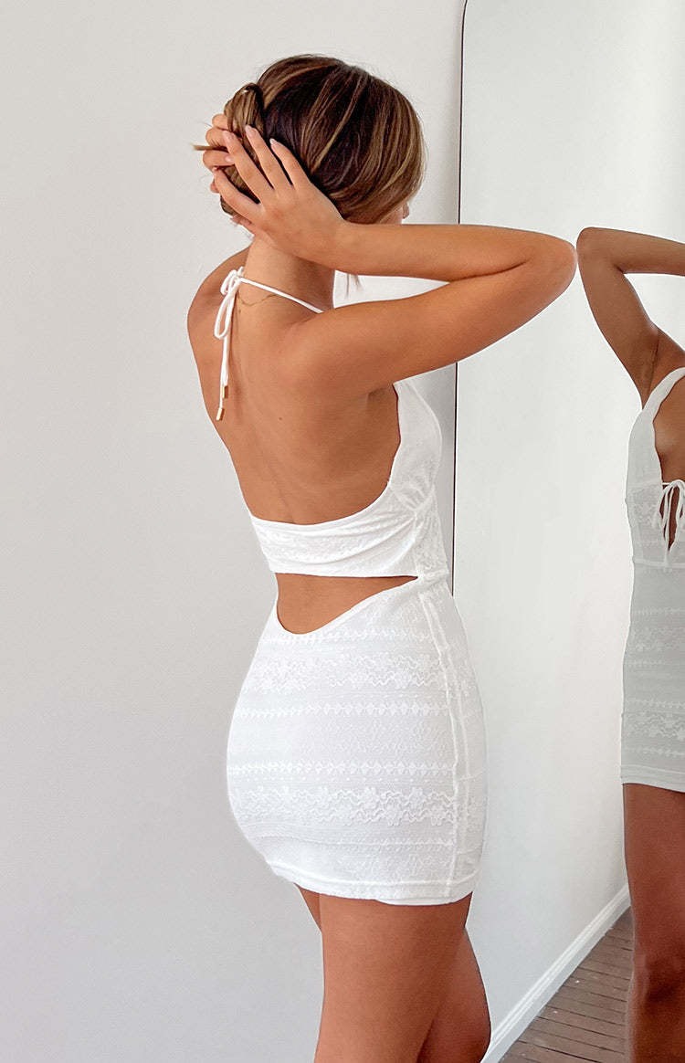 Novalie Mini White Dress-Vavasi.All Rights Reserved.