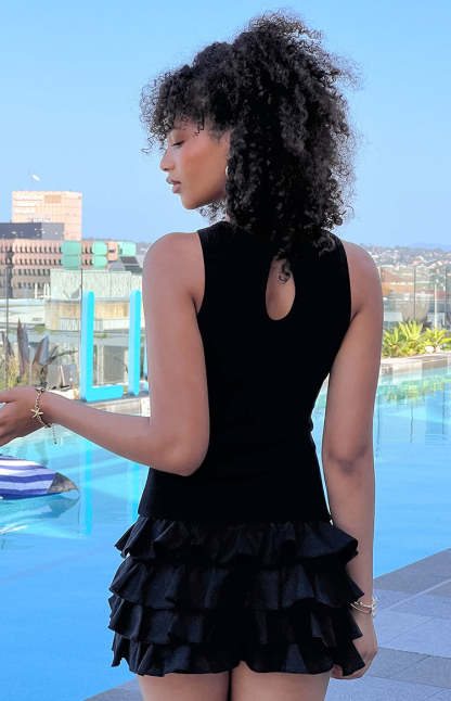 Oh My Black Playsuit-Vavasi.All Rights Reserved.