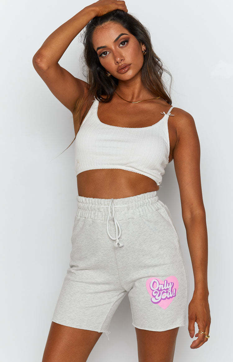 Only You Shorts Grey-Vavasi.All Rights Reserved.