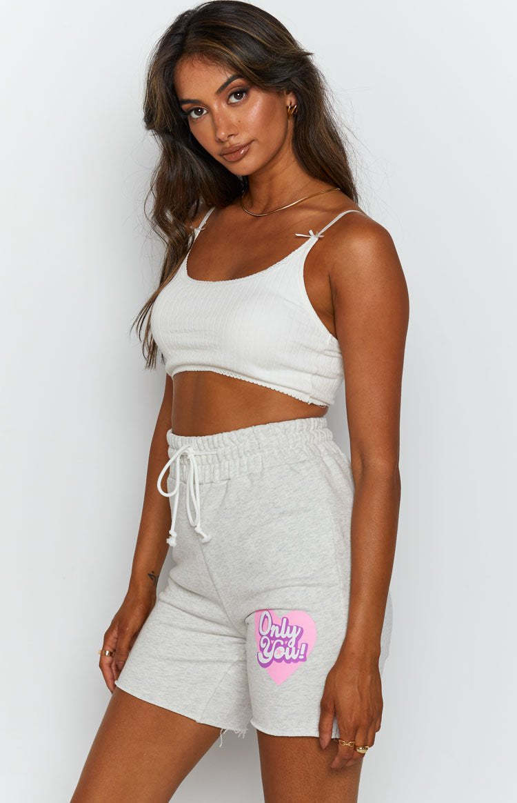 Only You Shorts Grey-Vavasi.All Rights Reserved.