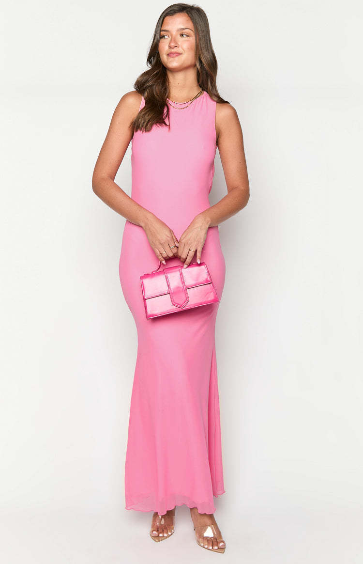 Pemela Pink Maxi Dress-Vavasi.All Rights Reserved.