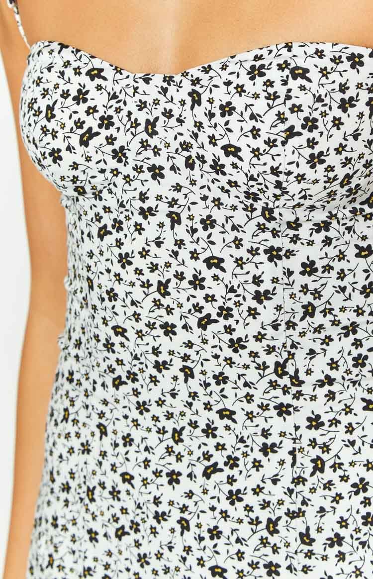 Penny Lane Black Floral Mini Dress-Vavasi.All Rights Reserved.