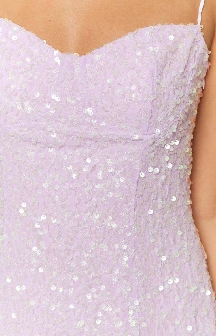 Penny Lane Purple Sequin Mini Dress-Vavasi.All Rights Reserved.