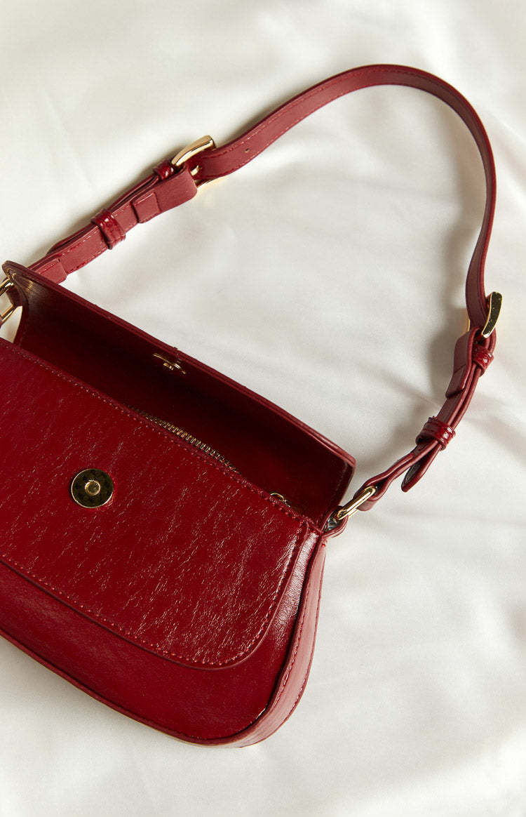 Peta & Jain Nikki Cherry Crinkle Shoulder Bag-Vavasi.All Rights Reserved.