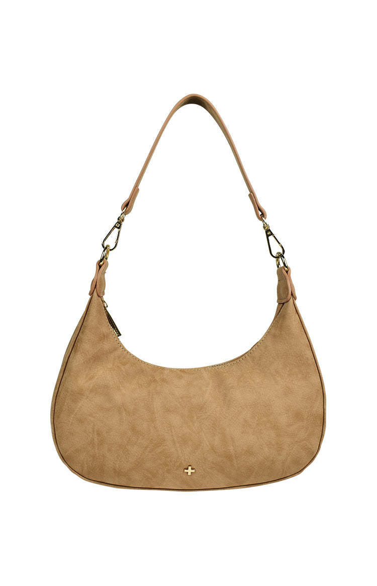 Peta And Jain Willow Camel Shoulder Bag-Vavasi.All Rights Reserved.