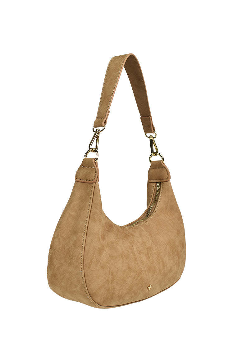 Peta And Jain Willow Camel Shoulder Bag-Vavasi.All Rights Reserved.