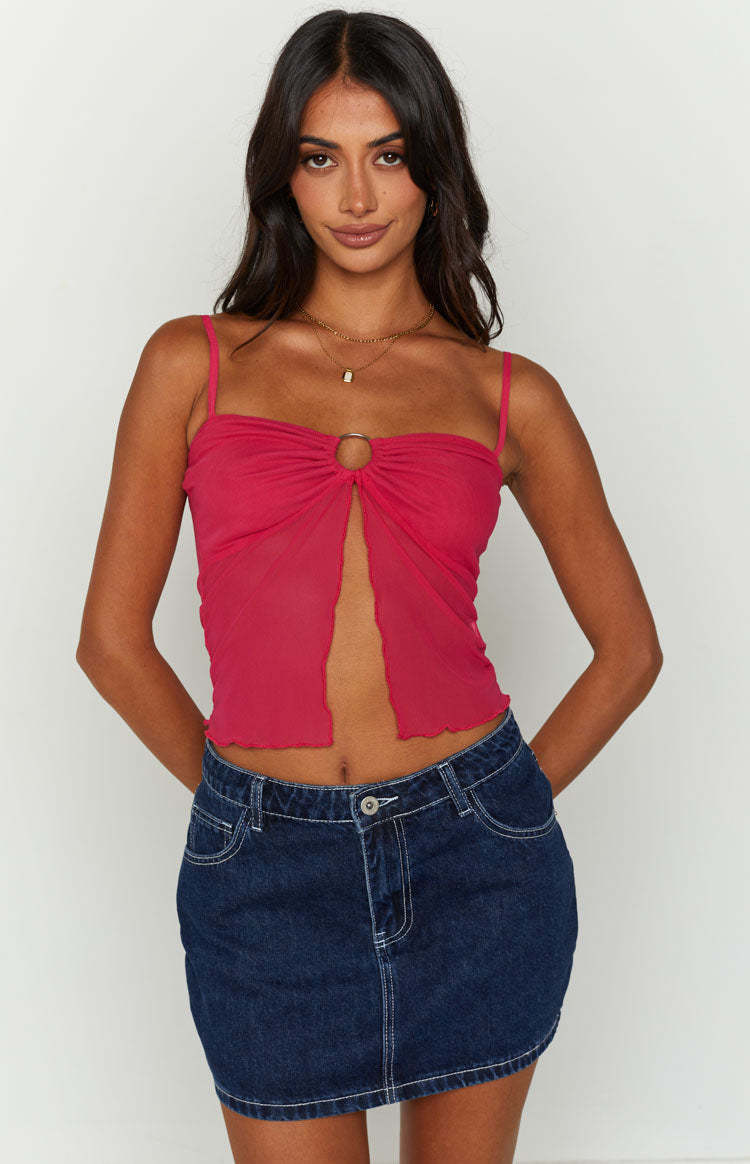 Petro Pink Cami-Vavasi.All Rights Reserved.