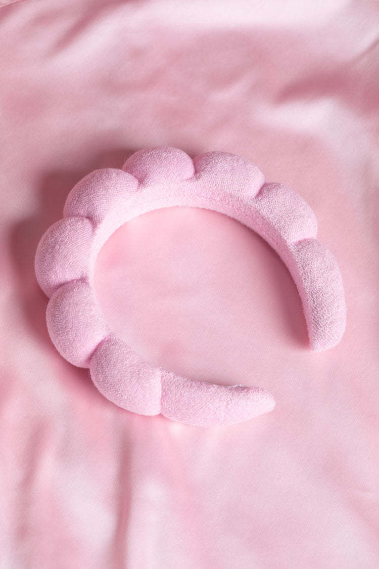 Maya Pink Bubble Make Up Headband-Vavasi.All Rights Reserved.