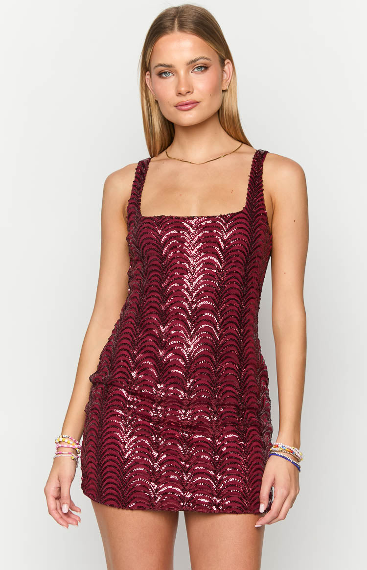 Pixie Red Mini Dress-Vavasi.All Rights Reserved.