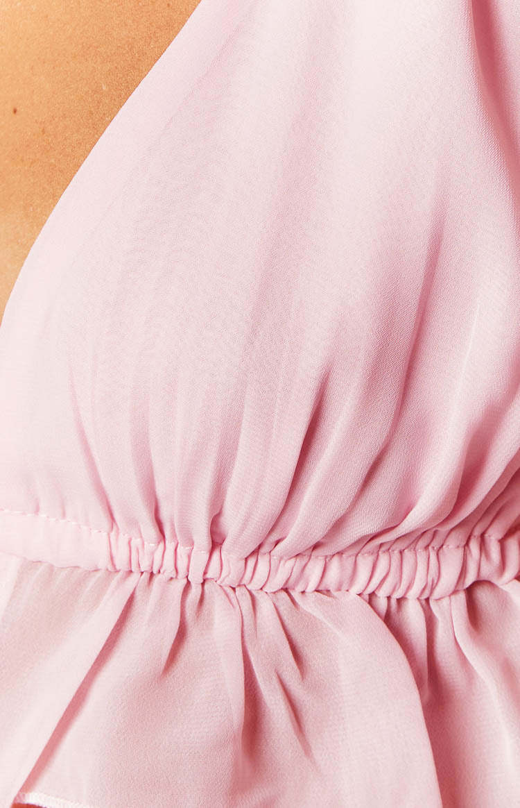 Poppy Pink Crop Top-Vavasi.All Rights Reserved.