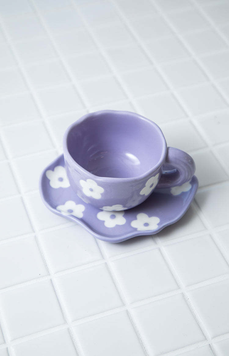 Posy Purple Mug Set-Vavasi.All Rights Reserved.