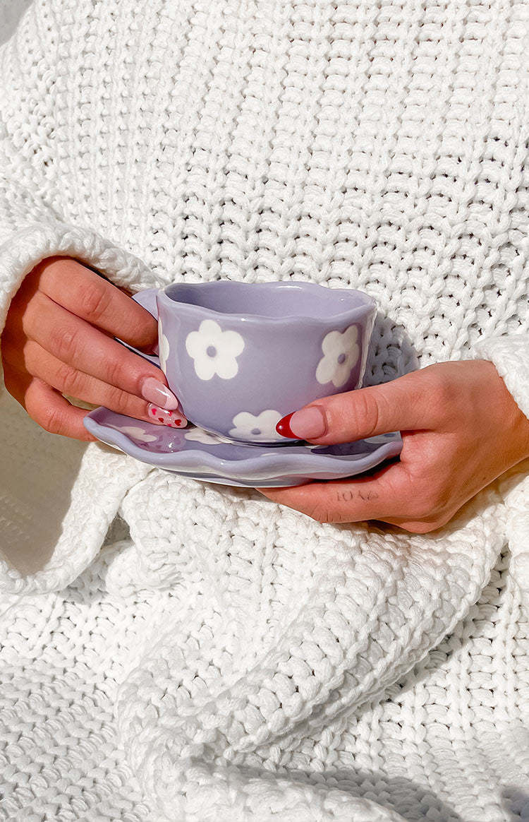 Posy Purple Mug Set-Vavasi.All Rights Reserved.