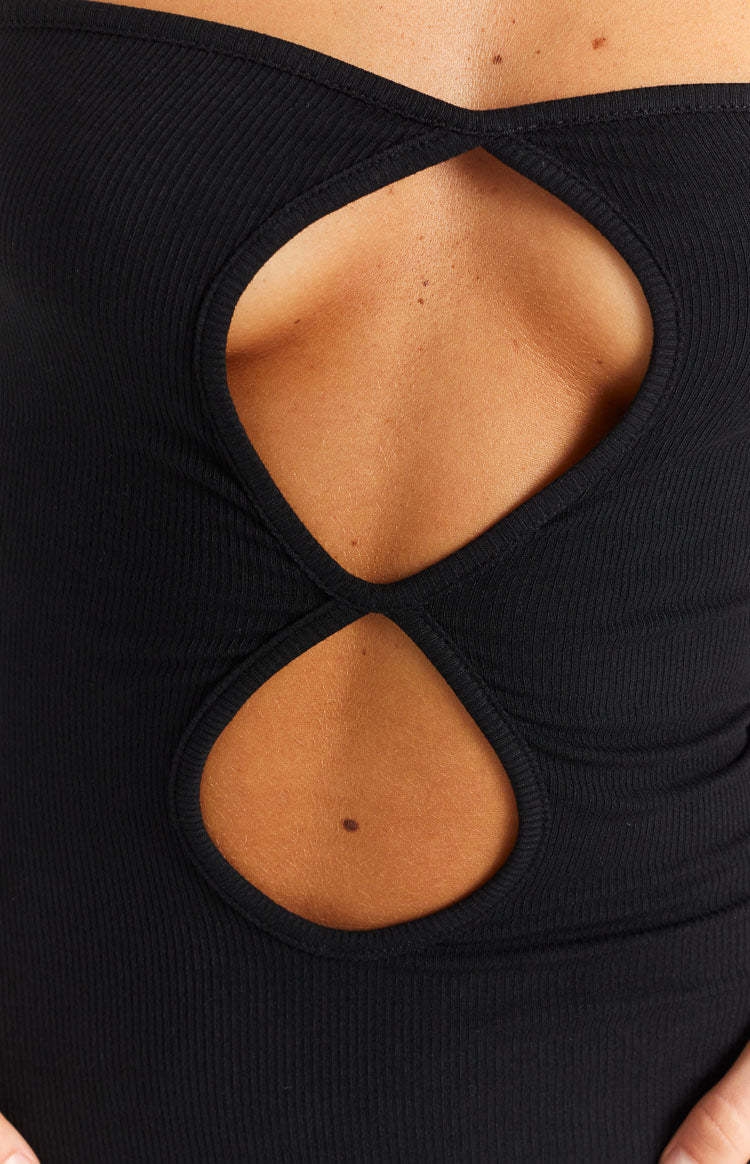 Presley Black Bandeau Maxi Dress-Vavasi.All Rights Reserved.