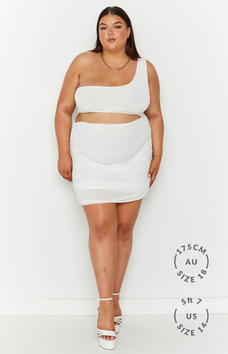 Rae White Mini Dress-Vavasi.All Rights Reserved.
