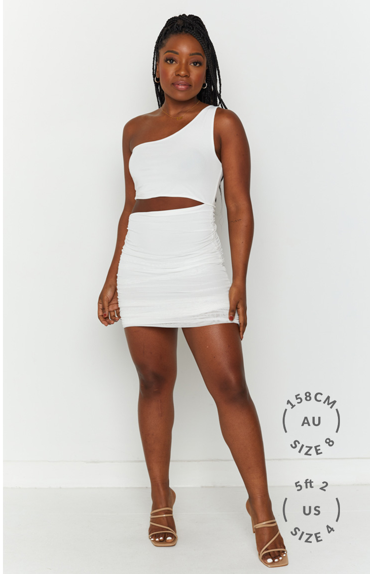 Rae White Mini Dress-Vavasi.All Rights Reserved.
