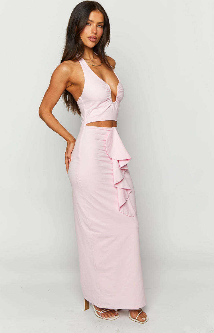 Raelynn Pink Maxi Dress-Vavasi.All Rights Reserved.