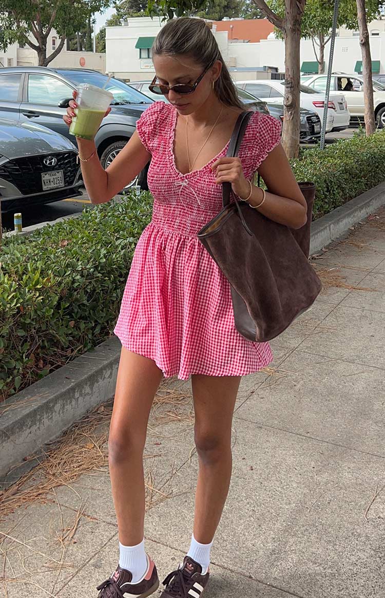 Raldo Red Gingham Playsuit-Vavasi.All Rights Reserved.