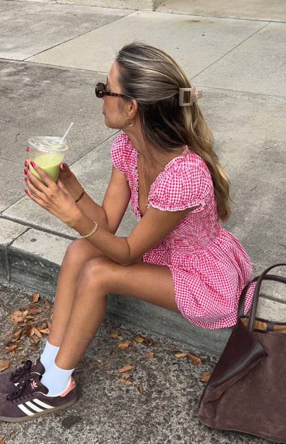 Raldo Red Gingham Playsuit-Vavasi.All Rights Reserved.