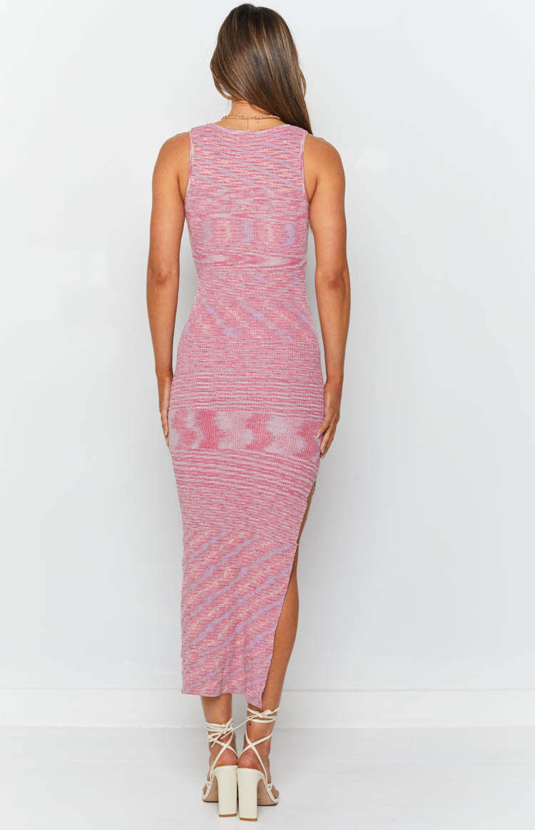Ravenna Cut Out Maxi Dress Pink-Vavasi.All Rights Reserved.