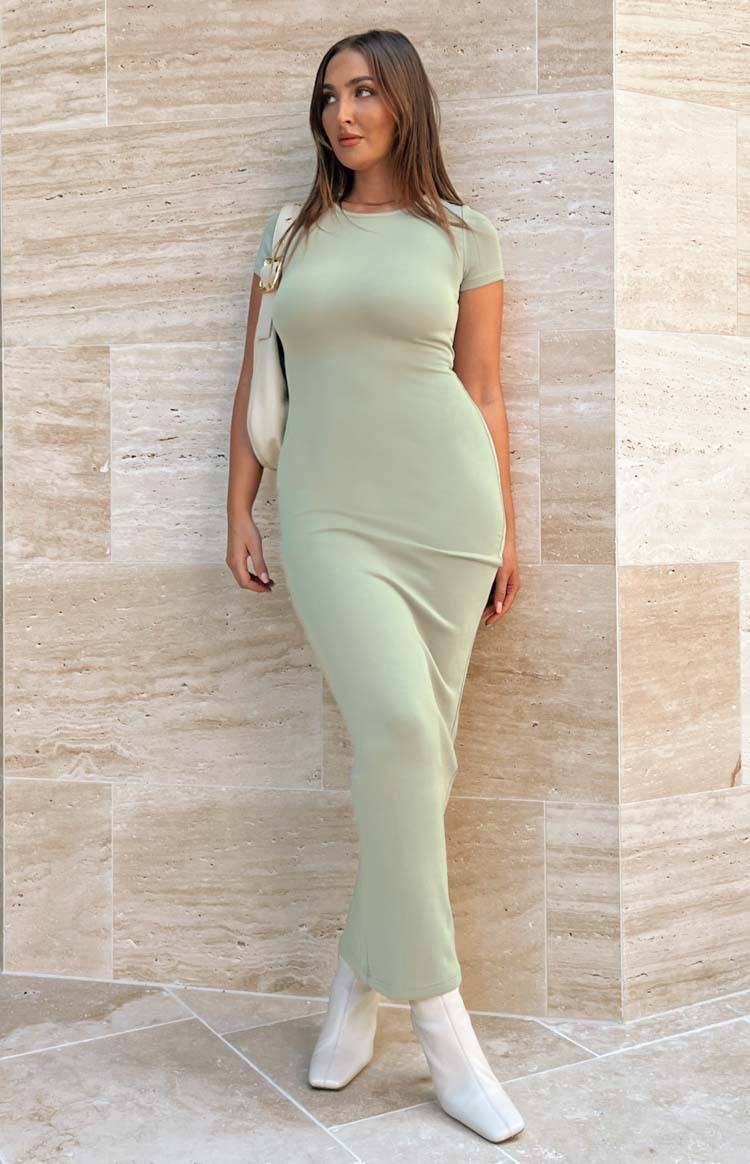 Raya Green Maxi Dress-Vavasi.All Rights Reserved.