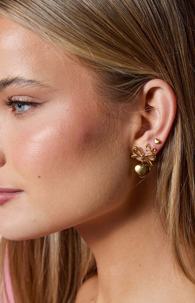 Rianne Gold Earrings 3 Pack-Vavasi.All Rights Reserved.