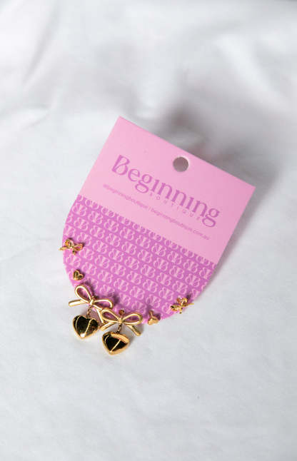 Rianne Gold Earrings 3 Pack-Vavasi.All Rights Reserved.