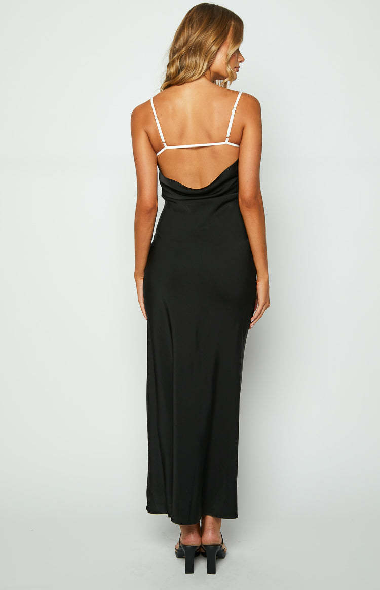 River Black Formal Maxi Dress-Vavasi.All Rights Reserved.