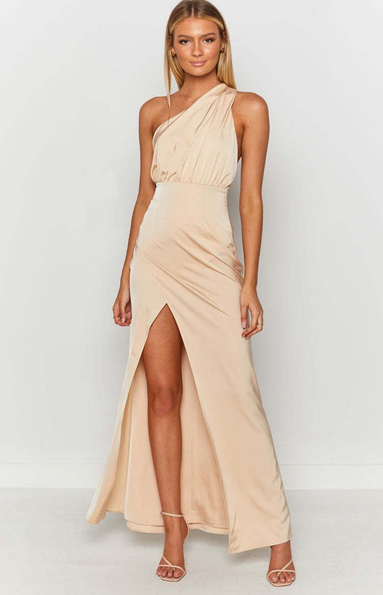Romance Formal Dress Gold-Vavasi.All Rights Reserved.