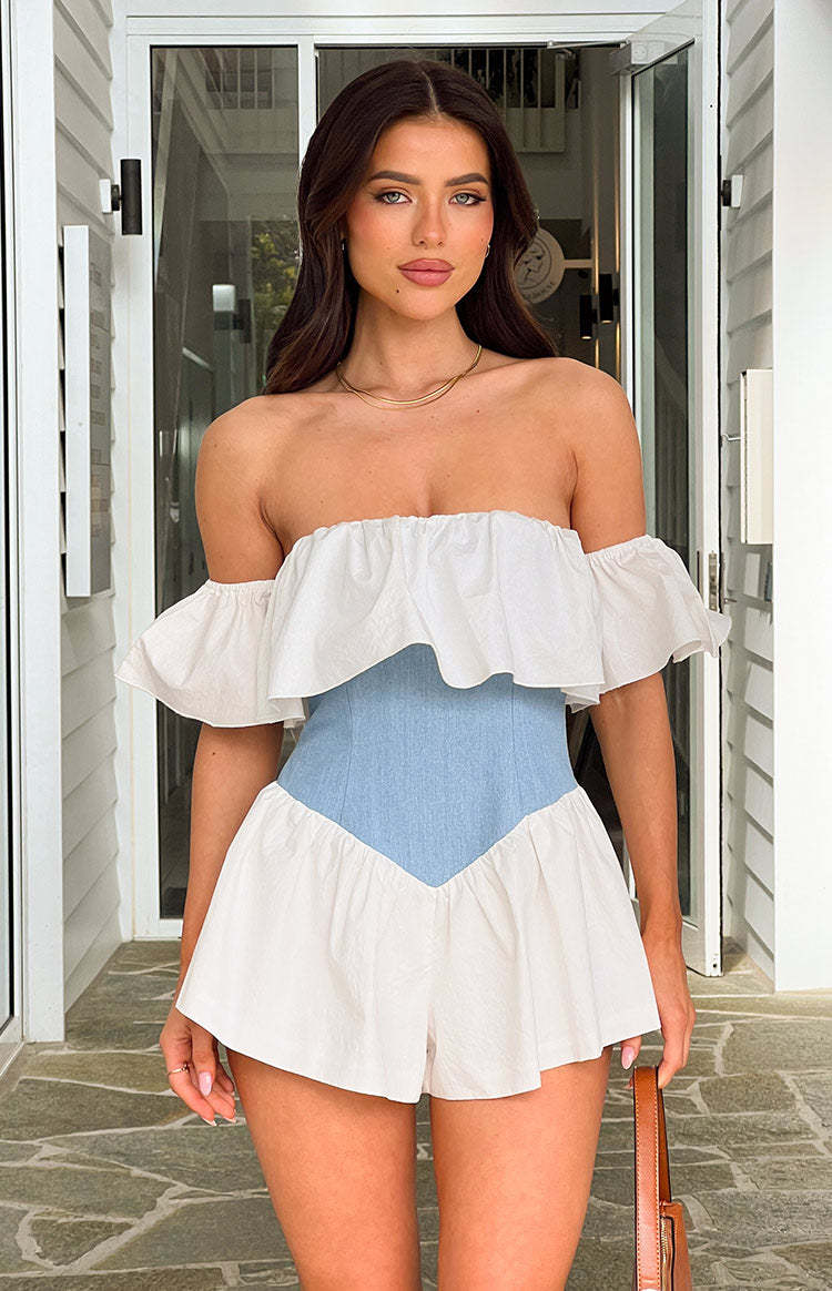 Romi Denim Playsuit-Vavasi.All Rights Reserved.