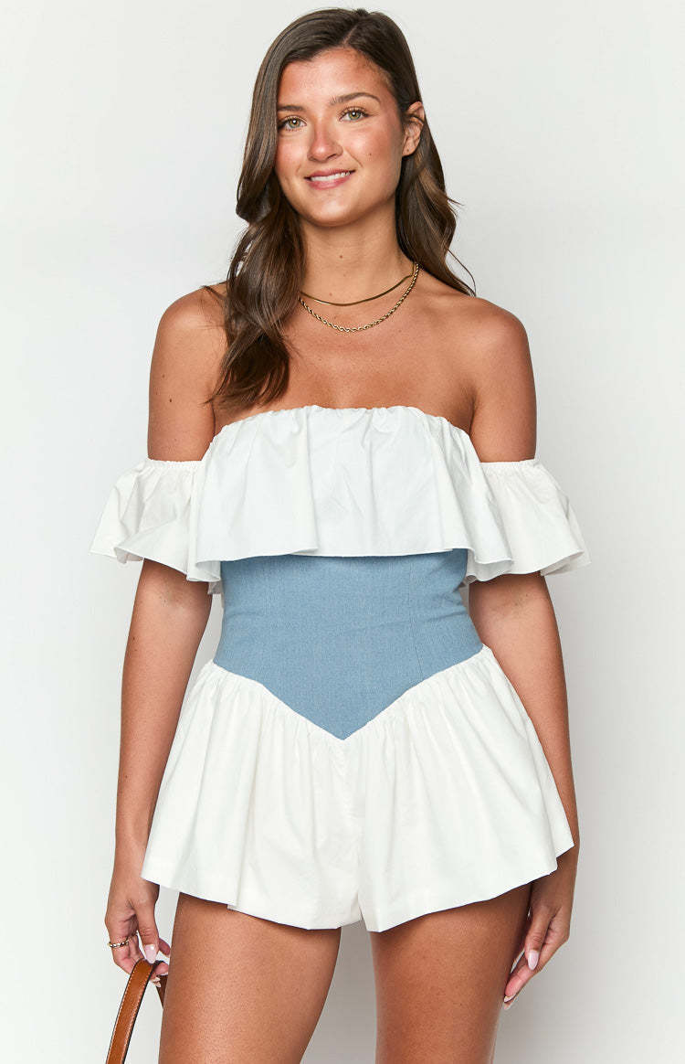 Romi Denim Playsuit-Vavasi.All Rights Reserved.