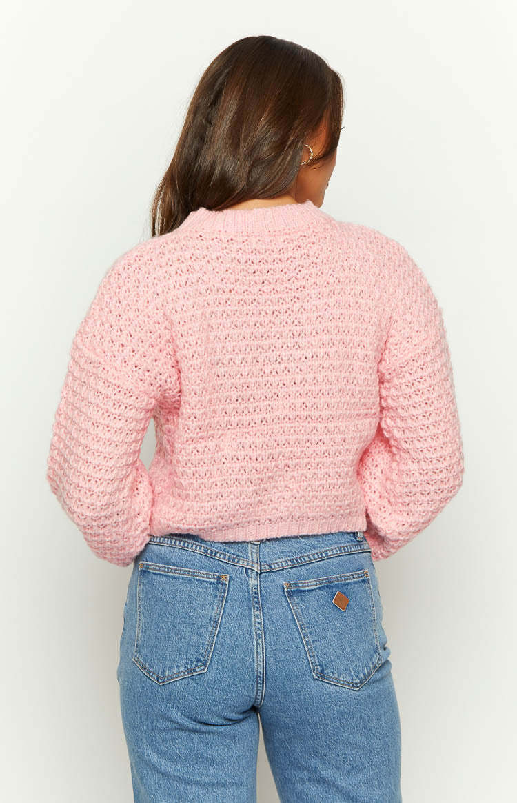 Rosie Pink Heart Jumper-Vavasi.All Rights Reserved.