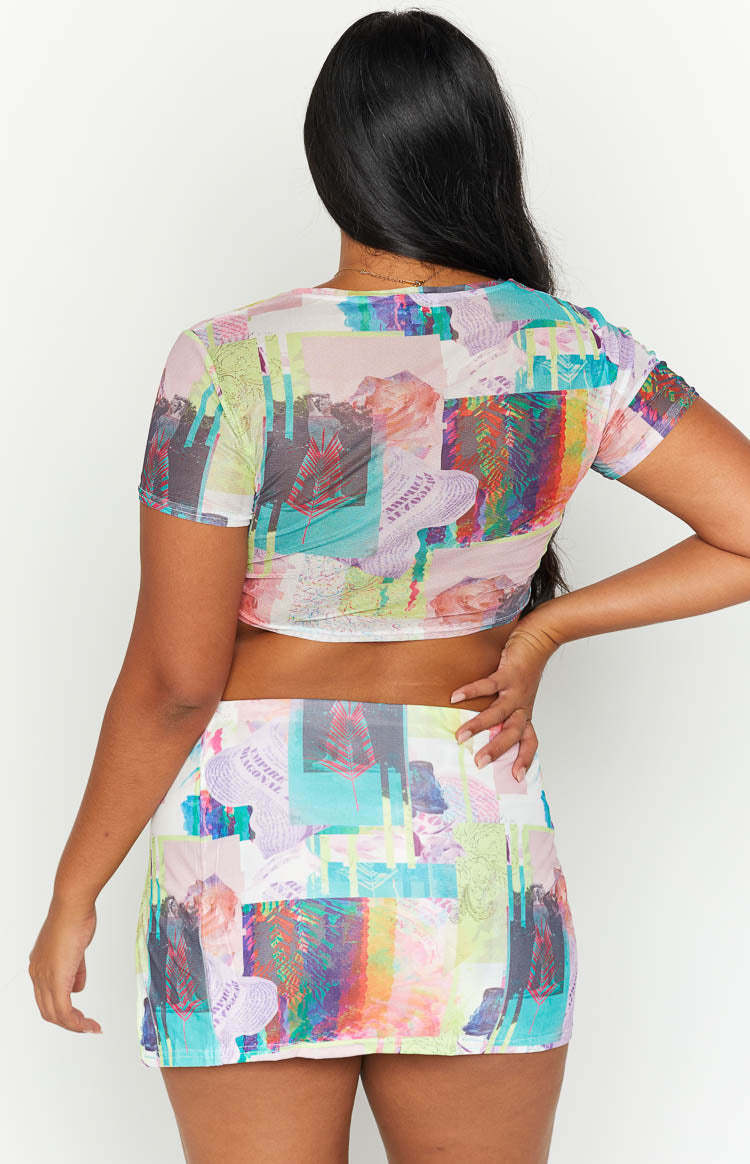 Ruel Multi Print Mesh Tee-Vavasi.All Rights Reserved.