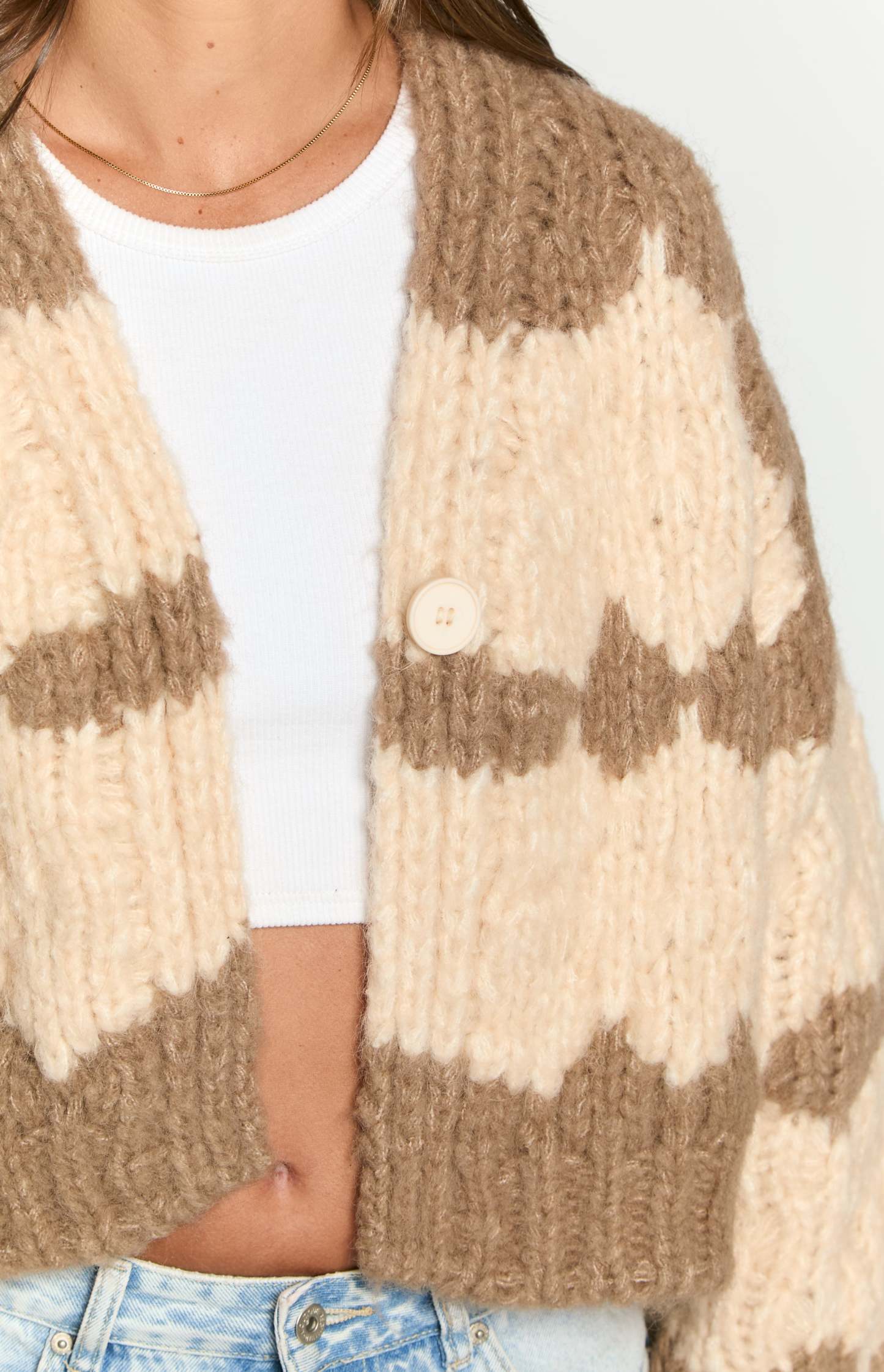 Ryley Brown Knit Cardigan-Vavasi.All Rights Reserved.