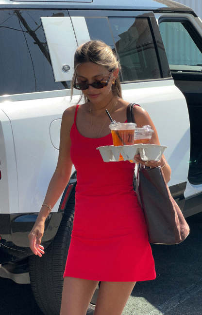 Shantel Red Mini Dress-Vavasi.All Rights Reserved.