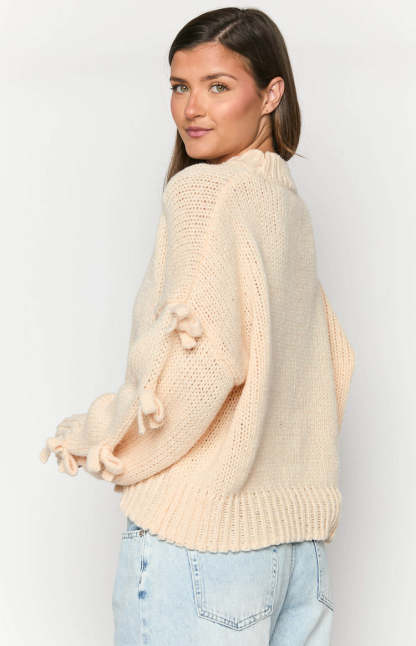 Short and Sweet Cream Knit Jumper-Vavasi.All Rights Reserved.