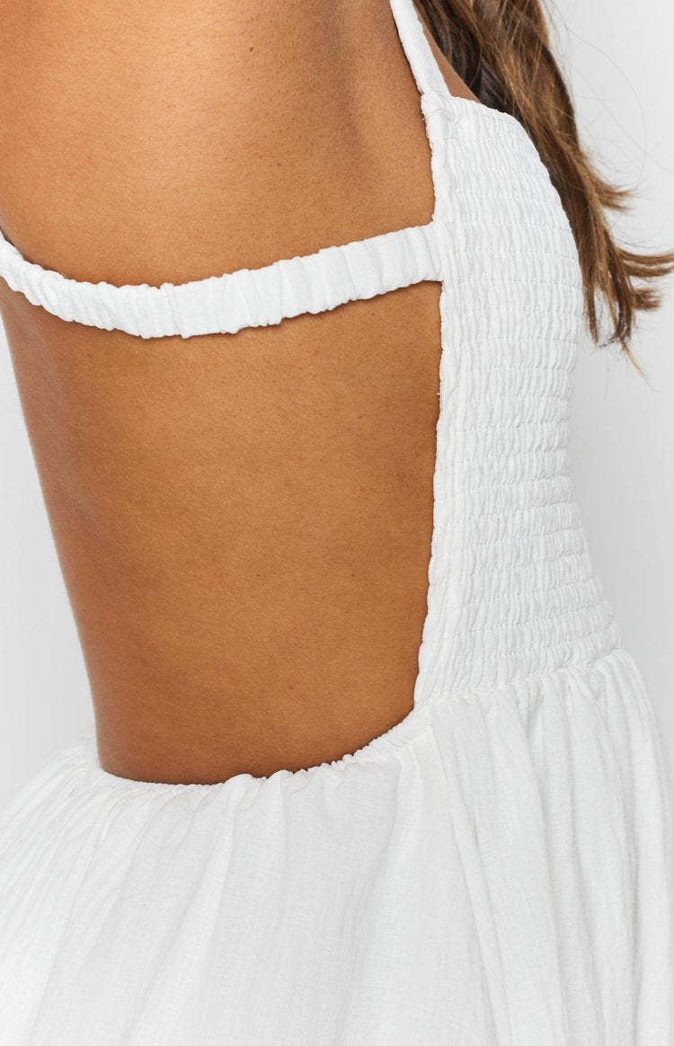Sun Kissed Dress White-Vavasi.All Rights Reserved.