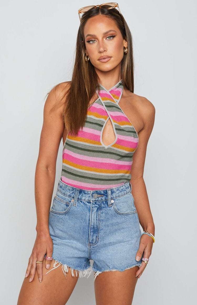 Sabre Halter Top Multi-Vavasi.All Rights Reserved.