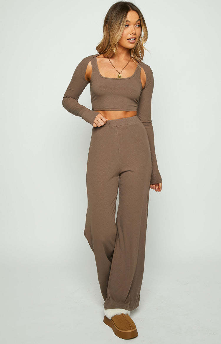 Sammie Brown Crop Top-Vavasi.All Rights Reserved.