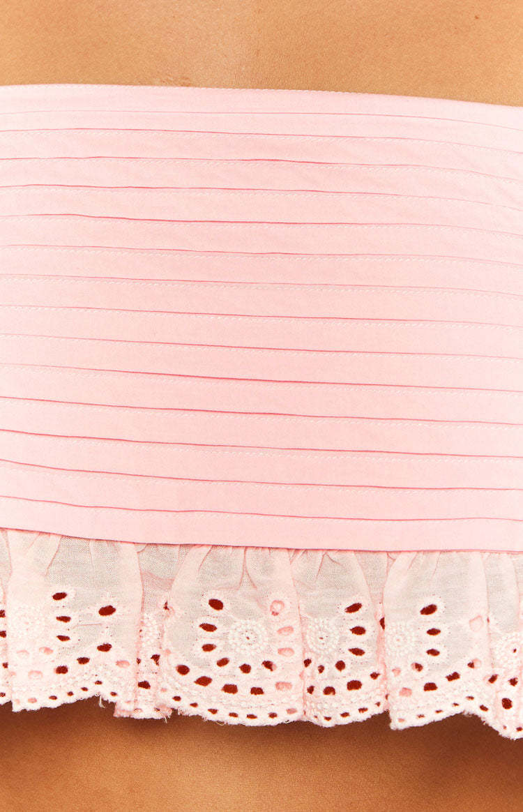 Sandi Pink Crop Top-Vavasi.All Rights Reserved.