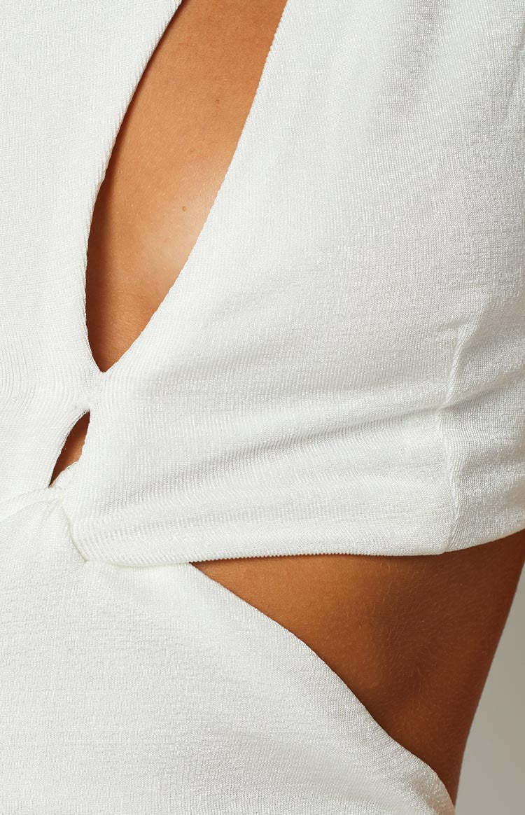 Sandy White Mini Dress-Vavasi.All Rights Reserved.