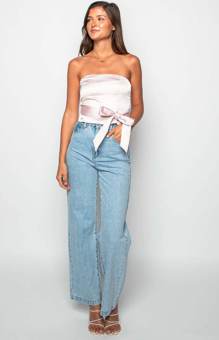Satin Diva Pink Crop Top-Vavasi.All Rights Reserved.
