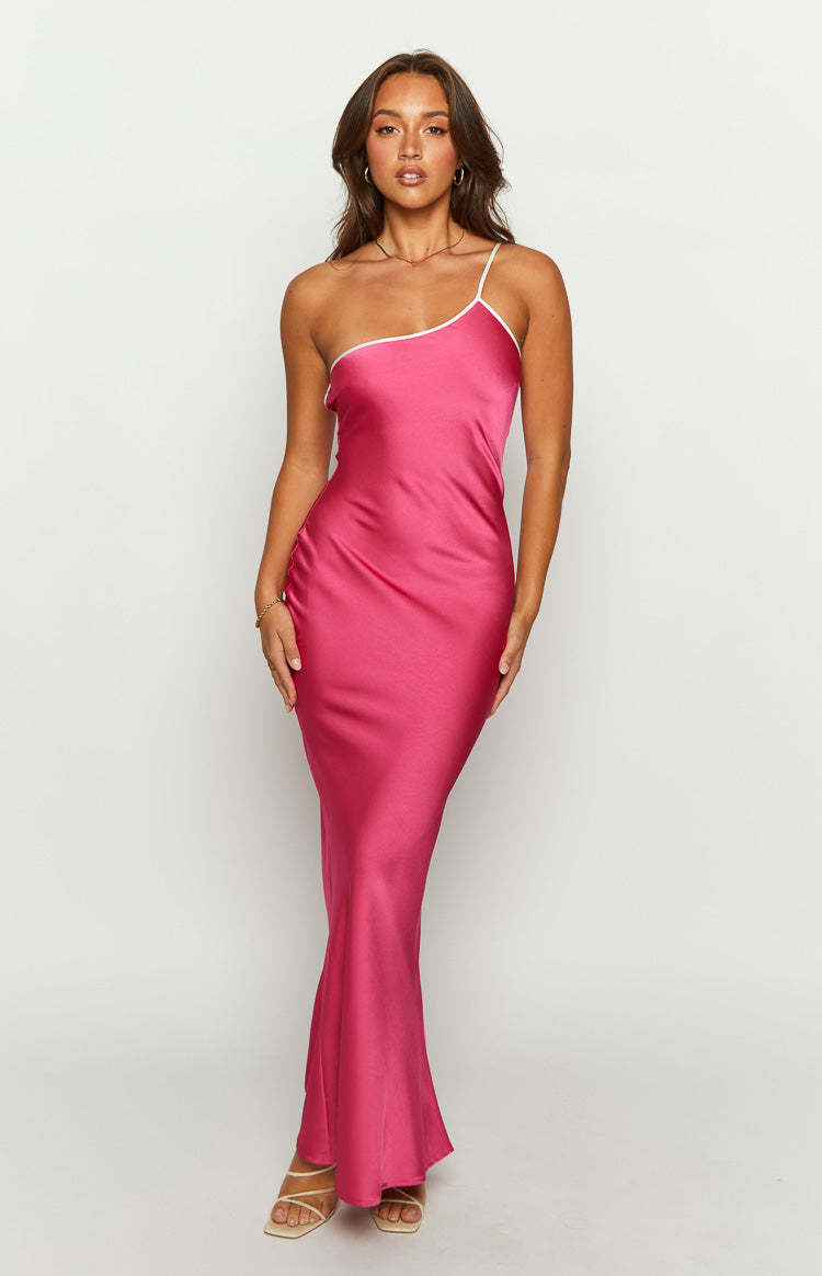 Saylor Pink Maxi Dress-Vavasi.All Rights Reserved.