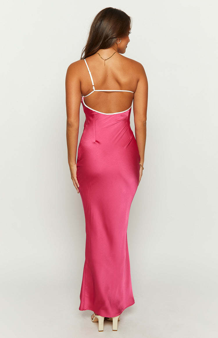 Saylor Pink Maxi Dress-Vavasi.All Rights Reserved.
