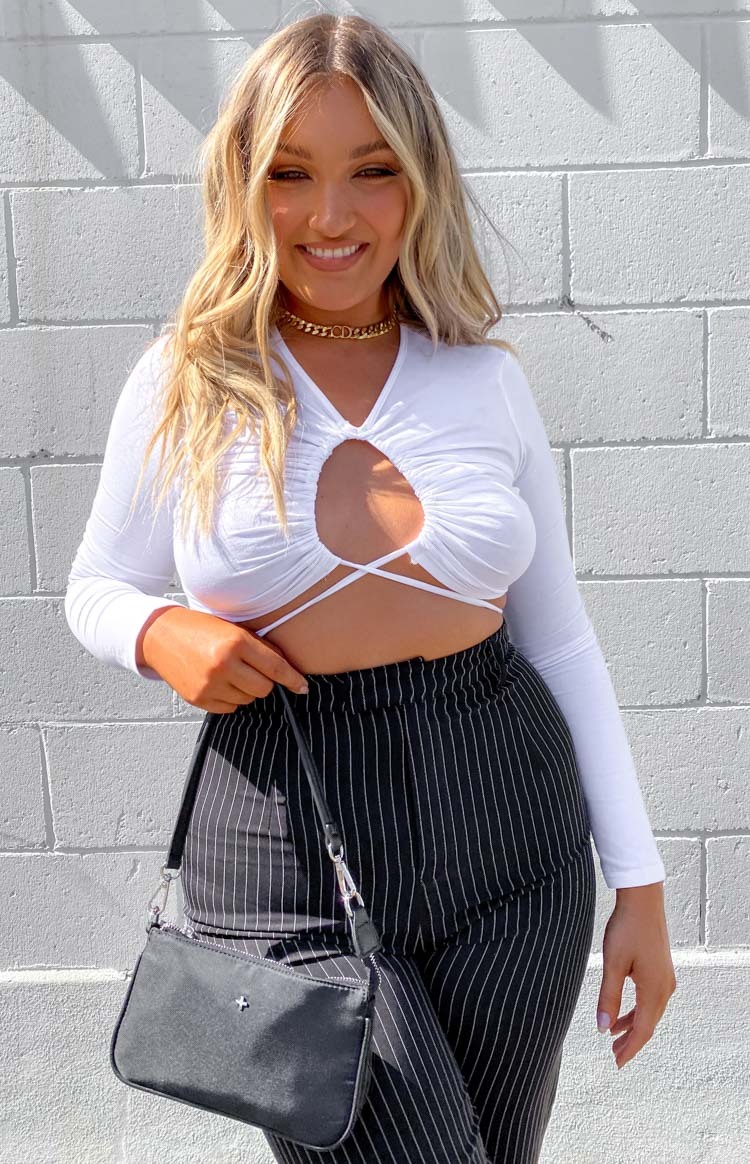 Serena Crop Top White-Vavasi.All Rights Reserved.